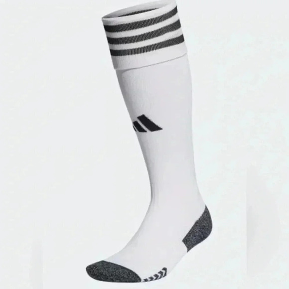 NWT Adidas Adi 23 black white performance soccer  football socks M - Picture 1 of 3
